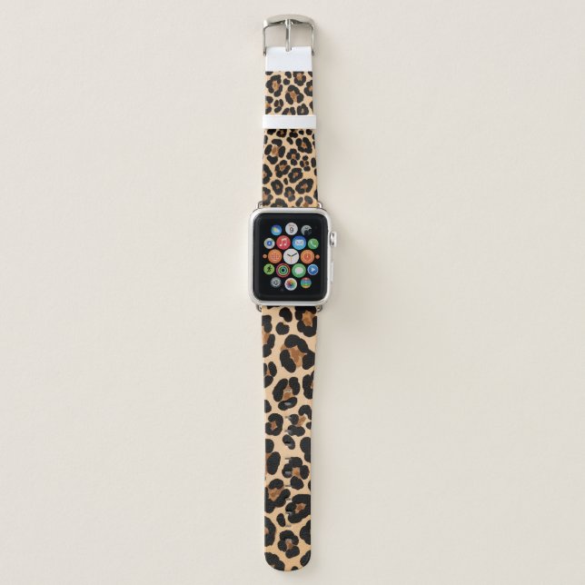 Exotic Leopard Pattern    Apple Watch Band (Front)