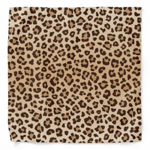 Exotic Leopard print pattern design Bandana