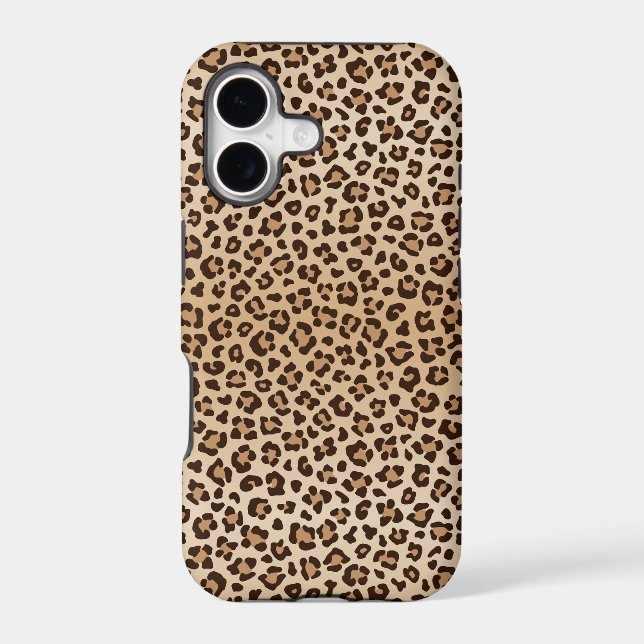 Exotic Leopard print pattern design iPhone Case (Back)
