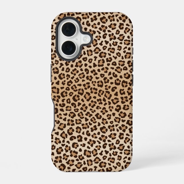 Exotic Leopard print pattern design Iphone Case (Back)