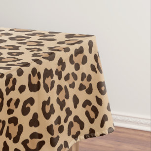 Exotic Leopard print pattern design Tablecloth