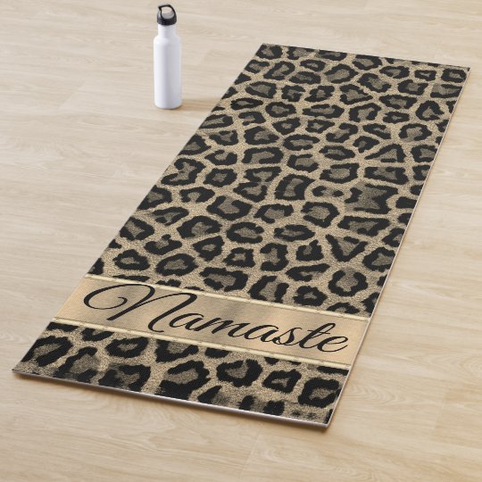 Exotic Leopard Print Yoga Mat Zazzle