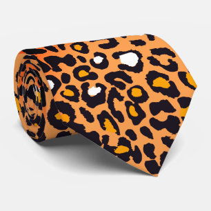 Exotic leopard Safari Print Neck Tie