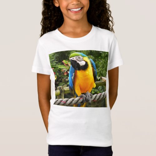 Exotic Macaw Parrot T_Shirt