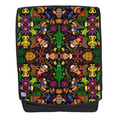 Exotic magic and charming Colombia pattern design Backpack