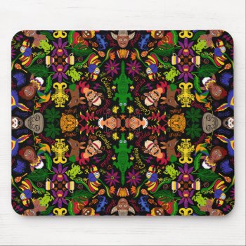 Exotic  Magic And Charming Colombia Pattern Design Mouse Pad by ZoocoDrawingLounge at Zazzle