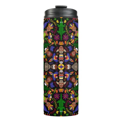 Exotic magic and charming Colombia pattern design Thermal Tumbler