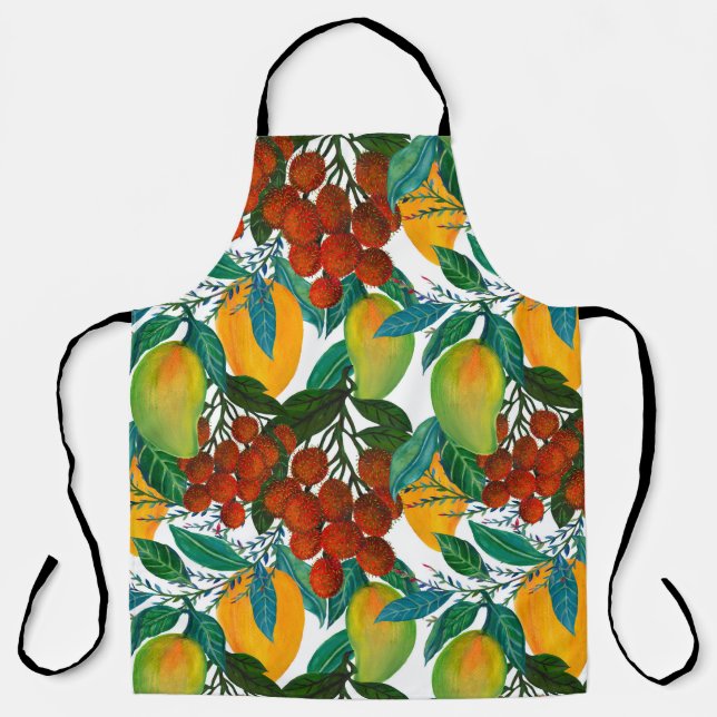 Exotic Mango: Summer Seamless Apron (Front)