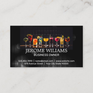 Exotic Mixed Drinks Business Card