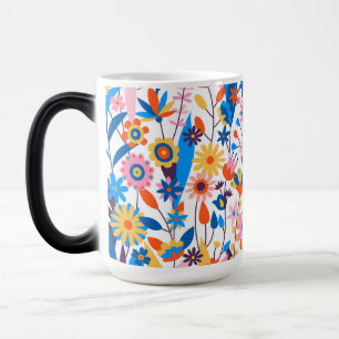Exotic Multicolored Floral Background-32939 Color Morph Mug