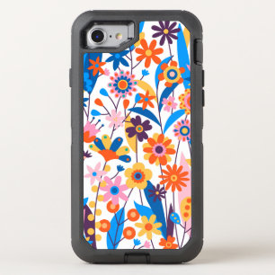 Exotic Multicolored Floral Background-32939 OtterBox Defender iPhone SE/8/7 Case