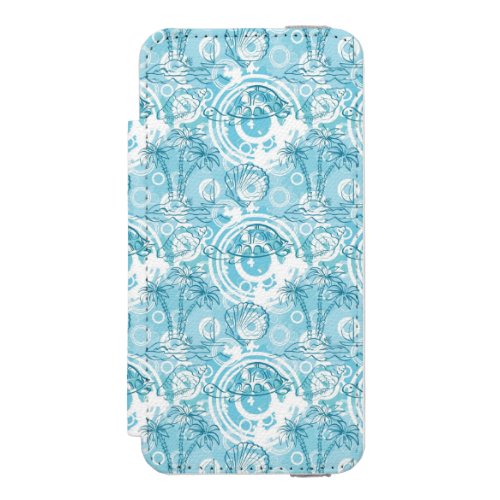 exotic ocean pattern wallet case for iPhone SE55s