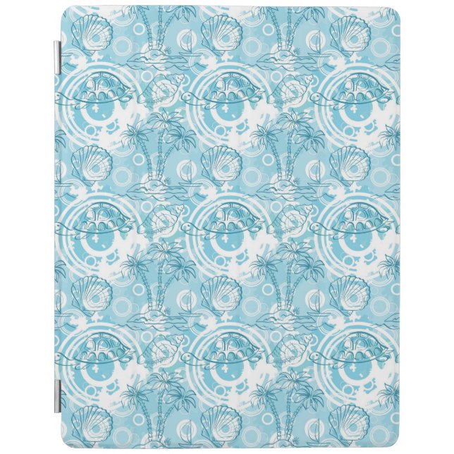 exotic ocean pattern iPad smart cover (Front)