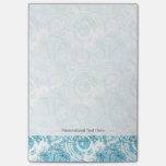 exotic ocean pattern post-it notes