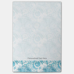 exotic ocean pattern post-it notes