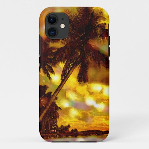 Exotic Palm Tree iPhone 11 Case