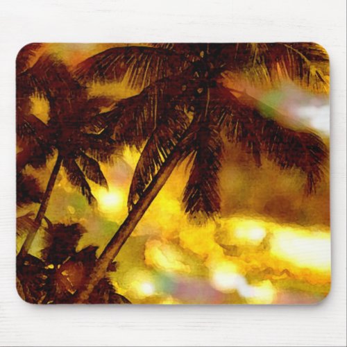 Exotic Palm Tree Mouse Pad