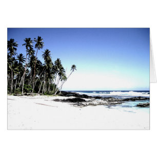 Exotic Palm Trees & Paradise Beach Cards