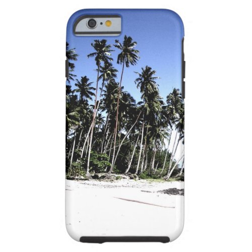 Exotic Palm Trees  Paradise Beach Tough iPhone 6 Case