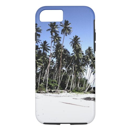 Exotic Palm Trees  Paradise Beach iPhone 87 Case