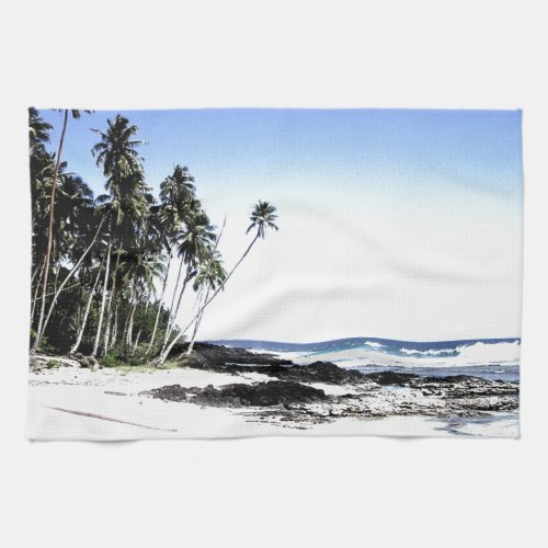 Exotic Palm Trees  Paradise Beach Towel