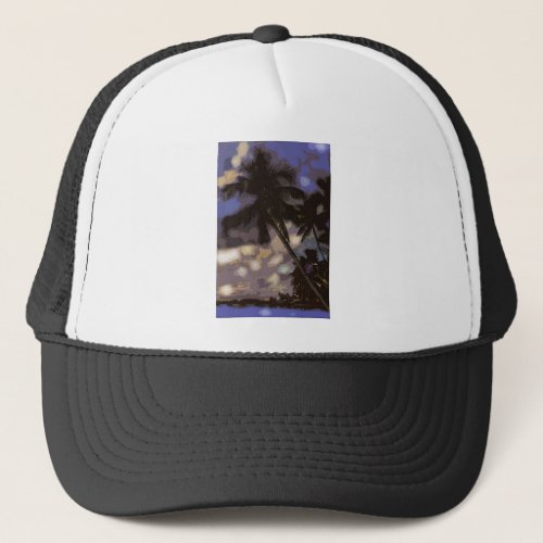 Exotic Palm Trees Trucker Hat