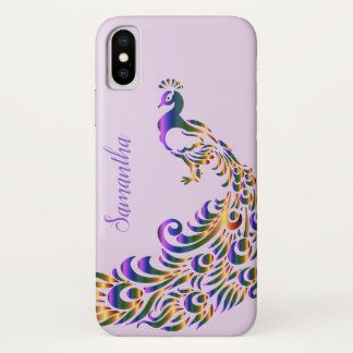 Exotic Peacock iPhone X Case