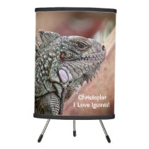 Exotic Pet Reptile Animal Caribbean USVI  Tripod Lamp