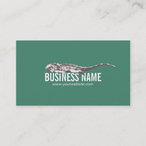 Exotic Pets  Reptiles Store Professional Business Card