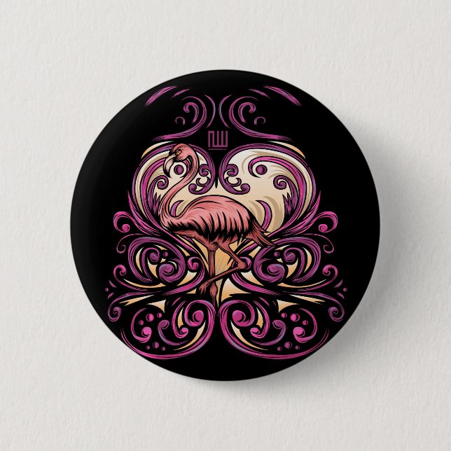 Exotic Pink Button (Front)