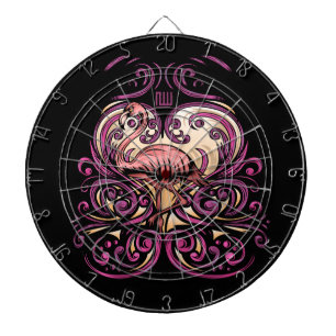Exotic Pink  Dart Board