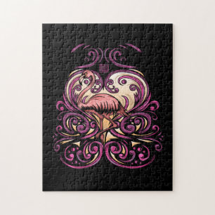 Exotic Pink Jigsaw Puzzle