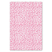 Exotic Pink Leopard Animal Print Tissue Paper (Vertical)