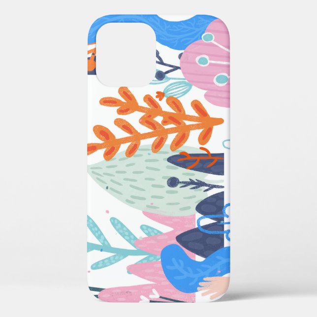 Exotic Plants: Bright Seamless Pattern Case-Mate iPhone Case (Back)