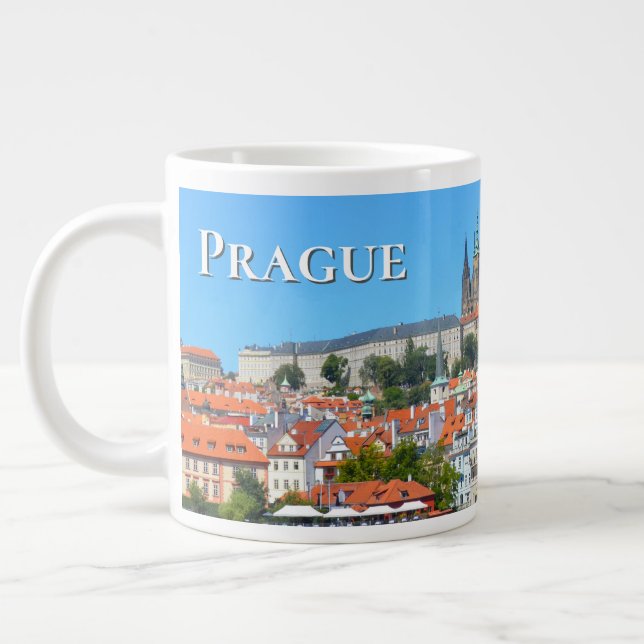 Exotic Prague Giant Coffee Mug (Left)