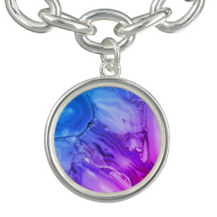 Exotic Purple Marble Bracelet
