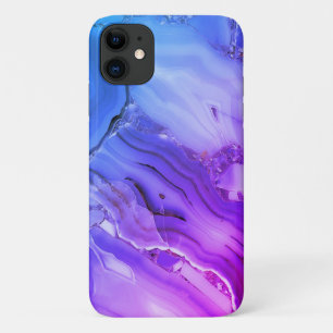 Exotic Purple Marble iPhone 11 Case