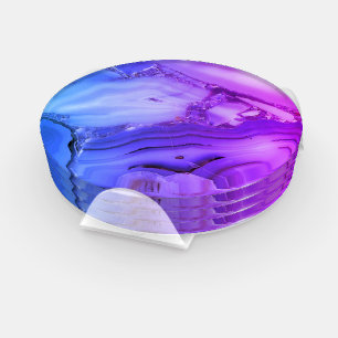 Exotic Purple Marble  Coaster Set