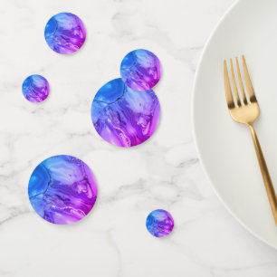 Exotic Purple Marble  Confetti