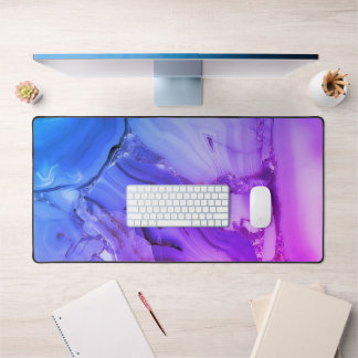 Exotic Purple Marble  Desk Mat