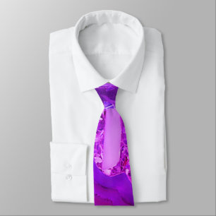Exotic Purple Marble  Neck Tie