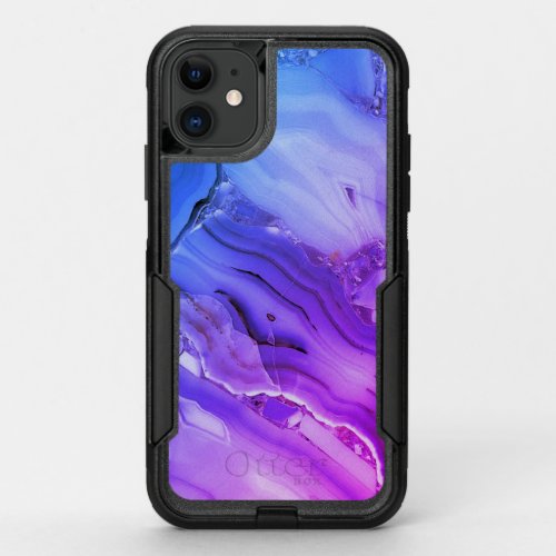 Exotic Purple Marble  OtterBox Commuter iPhone 11 Case