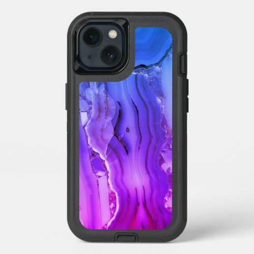 Exotic Purple Marble  iPhone 13 Case