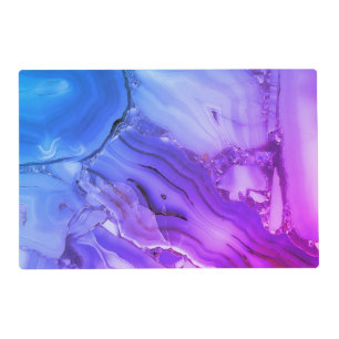 Exotic Purple Marble Placemat