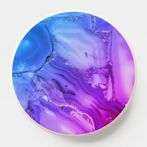 Exotic Purple Marble  PopSocket