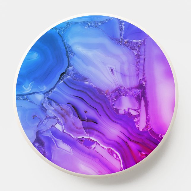 Exotic Purple Marble  PopSocket (Popsocket)