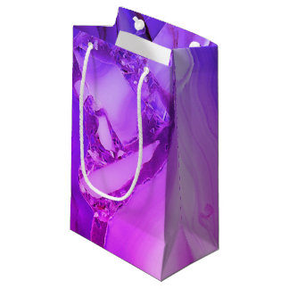 Exotic Purple Marble Small Gift Bag