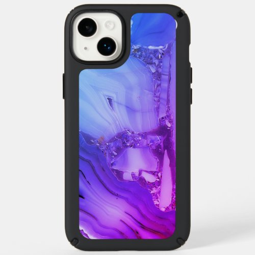 Exotic Purple Marble  Speck iPhone 14 Plus Case