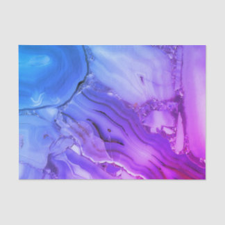 Exotic Purple Marble  Tissue Paper