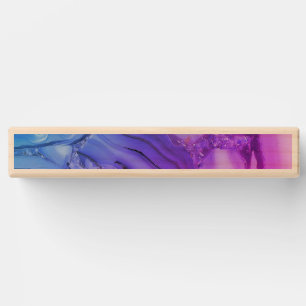 Exotic Purple Marble Topple Tower